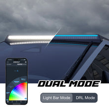Load image into Gallery viewer, XK Glow Tesla Cybertruck XKmax 50in Roof LED Off-Road Light Bar w/ RGBW Chasing DRL & App Control