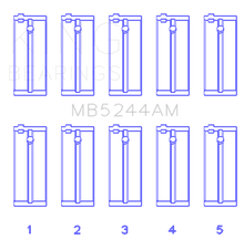 Load image into Gallery viewer, King Honda 91CI/1.5L D15A2/D15A3/D15B1/D15B2/D15B7/D15B8/D15Z1 Main Bearing Set - Size STD