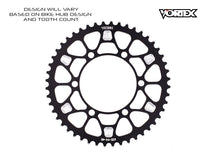 Load image into Gallery viewer, Vortex Racing V4 43 Tooth 520 Rear Sprocket - Black