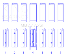 Load image into Gallery viewer, King Engine Bearings BMW N55B30A/N53B30A/N52B30A Main Bearing Set - Size +0.25mm