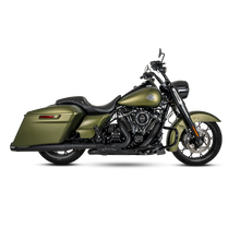 Load image into Gallery viewer, Vance & Hines 17-23 Harley Touring Models Blackbird 450 Slip-Ons - Black Contrast Finish End Caps
