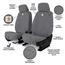 Load image into Gallery viewer, Covercraft 24-25 Toyota Tacoma Carhartt SeatSaver Custom Seat Cover - Gravel