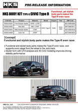 Load image into Gallery viewer, HKS BODY KIT TYPE-S FL5 R-Spoiler
