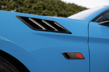 Load image into Gallery viewer, Roush 2015-2023 Roush Mustang Fender Vent Heat Extractors - Gloss Black
