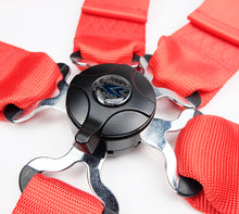 Load image into Gallery viewer, NRG 5PT 3in. Seat Belt Harness / Cam Lock - Red
