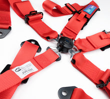 Load image into Gallery viewer, NRG 5PT 3in. Seat Belt Harness / Cam Lock - Red
