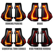 Load image into Gallery viewer, Oracle 10-23 Lexus GX460 and Toyota Prado Flush Lensless LED Tail Lights - Black Series
