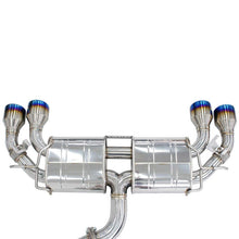 Load image into Gallery viewer, Invidia 2022+ Volkswagen Golf R MK8 76mm R400 Valved Cat Back Exhaust Rolled TI Tips
