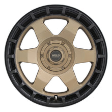 Load image into Gallery viewer, Weld Off-Road Ridge 17x9 - 5x114.3 / 5x127 BP - ET-12 - 78.1mm CB - Satin Bronze Wheel (Black Ring)
