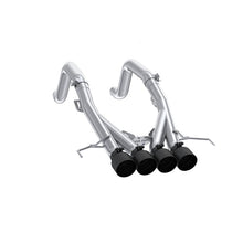 Load image into Gallery viewer, MBRP 14-19 Chevrolet Corvette 6.2L 3in Axle-Back Muffler Bypass Quad Exit Black Tips
