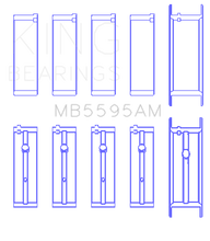 Load image into Gallery viewer, King Engine Bearings Nissan KA-24E Main Bearing Set - Size STD
