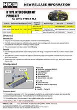 Load image into Gallery viewer, HKS Civic Type R INTERCOOLER KIT FL5 W/O
