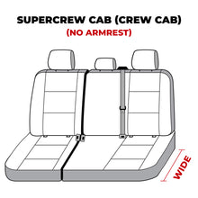 Load image into Gallery viewer, Covercraft 19-24 Ford F-250 Polycotton SeatSaver Custom Second Row Seat Covers - Charcoal
