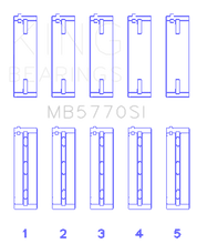 Load image into Gallery viewer, King Engine Bearings Nissan/Infiniti VK45 - VK50 - VK56 Main Bearing Set - Size STD
