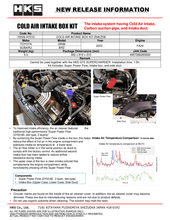 Load image into Gallery viewer, HKS Cold Air Intake Box Kit ZN8/ZD8
