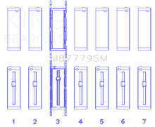Load image into Gallery viewer, King Engine Bearings BMW B58B30A Main Bearing Set
