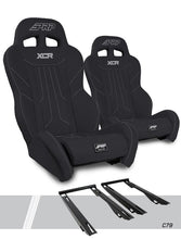 Load image into Gallery viewer, PRP Polaris RZR PRO XP XCR Suspension Seats Kit (Pair) - Black

