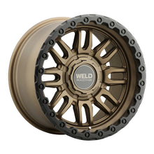 Load image into Gallery viewer, Weld Off-Road Swift 17x9in - 5x114.3 / 5x127 BP - ET-12 - 78.1mm CB- Satin Bronze Wheel &amp; Black Ring
