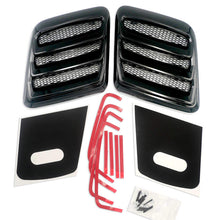 Load image into Gallery viewer, Roush 2018-2023 Mustang Hood Heat Extractors - Gloss Black
