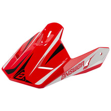 Load image into Gallery viewer, Answer 26 AR1 Mototown Glossy Visor - Red/White/Black
