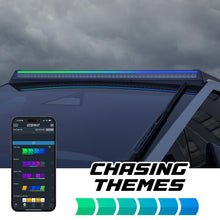 Load image into Gallery viewer, XK Glow Tesla Cybertruck XKmax 50in Roof LED Off-Road Light Bar w/ RGBW Chasing DRL &amp; App Control
