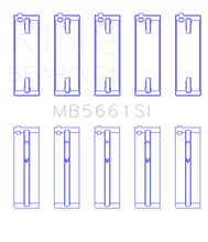 Load image into Gallery viewer, King Engine Bearings Volkswagen AMB/BYK/BBX Silicon Bi-Metal Aluminum Main Bearing Set - Size STD
