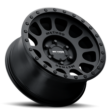 Load image into Gallery viewer, Method MR305 NV 18x9 18mm Offset 8x170 130.81mm CB Matte Black/Gloss Black Lip Wheel
