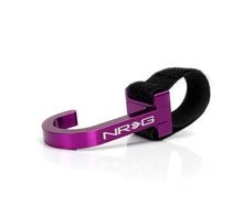 Load image into Gallery viewer, NRG Steering Wheel Hook CNC Aluminum w/ Laser Logo - Purple
