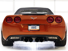 Load image into Gallery viewer, AWE Tuning 05-07 C6 Chevrolet Corvette 6.0L Touring Edition Axle-Back Exhaust w/ Diamond Black Tips
