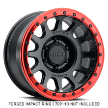 Load image into Gallery viewer, Method Beadlock Ring - 18in Forged - Style 1 - Red
