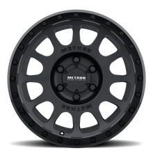 Load image into Gallery viewer, Method MR305 NV 18x9 18mm Offset 8x170 130.81mm CB Matte Black/Gloss Black Lip Wheel
