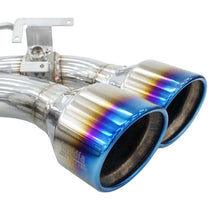 Load image into Gallery viewer, Invidia 2022+ Volkswagen Golf R MK8 76mm R400 Valved Cat Back Exhaust Rolled TI Tips
