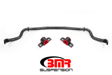 Load image into Gallery viewer, BMR 15-17 S550 Mustang Front Hollow 35mm 3-Hole Adj. Sway Bar Kit - Black Hammertone
