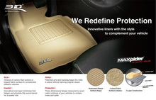 Load image into Gallery viewer, 3D MAXpider 14-20 Land Rover Range Rover Sport Kagu 2nd Row Floormats - Tan
