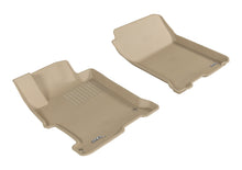 Load image into Gallery viewer, 3D MAXpider 2013-2017 Honda Accord Kagu 1st Row Floormat - Tan
