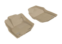 Load image into Gallery viewer, 3D MAXpider 2009-2013 Honda Fit Kagu 1st Row Floormat - Tan
