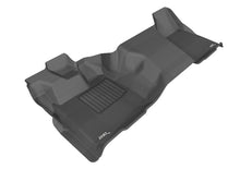 Load image into Gallery viewer, 3D MAXpider 2011-2016 Ford F-250/350/450 Regular Cab Kagu 1st Row Floormat - Black
