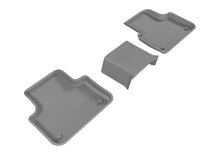 Load image into Gallery viewer, 3D MAXpider 2017-2020 Audi Q7/Q8 Kagu 2nd Row Floormats - Gray

