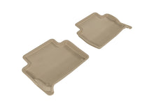 Load image into Gallery viewer, 3D MAXpider 2007-2015 Audi Q7 Kagu 2nd Row Floormats - Tan
