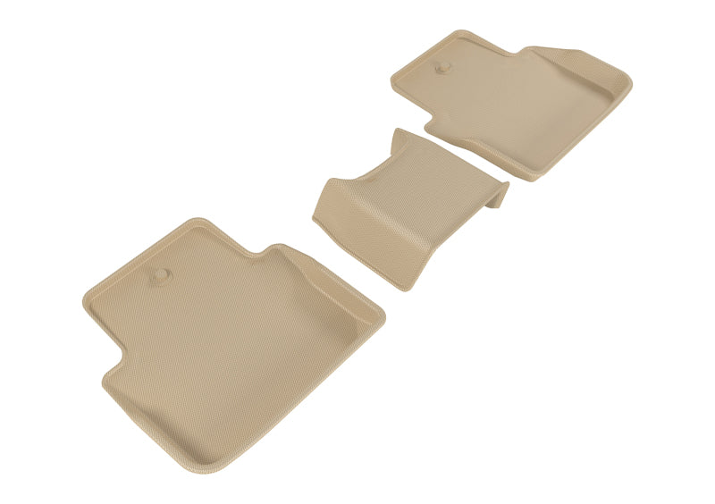 3D MAXpider 2015-2020 Acura TLX Kagu 2nd Row Floormats - Tan