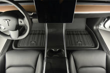 Load image into Gallery viewer, 3D MAXpider 2020-2021 Tesla Model Y Elitect 1st &amp; 2nd Row Floormats - Black

