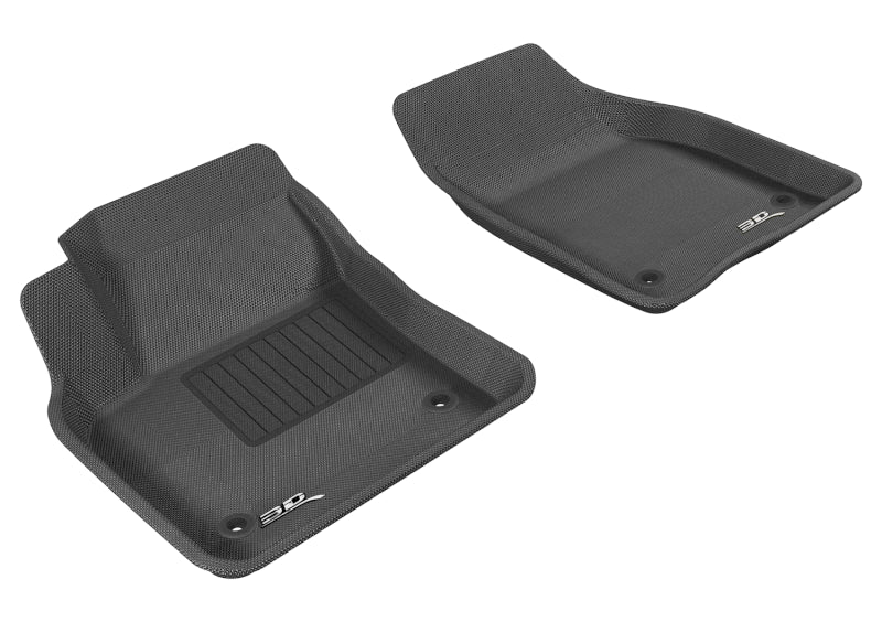 3D MAXpider 2004-2012 Volvo S40 Kagu 1st Row Floormat - Black