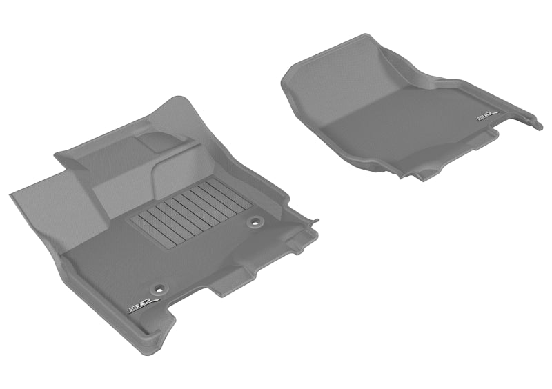 3D MAXpider 2015-2020 Ford F-150 Sprcab/Sprcrew Kagu 1st Row Floormat - Gray