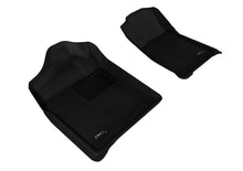 Load image into Gallery viewer, 3D MAXpider 2007-2013 Chevrolet/GMC Silverado/Sierra Regular Cab Kagu 1st Row Floormat - Black
