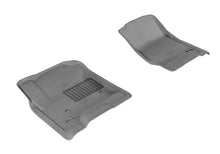 Load image into Gallery viewer, 3D MAXpider 2014-2020 Chevrolet Silverado Double Cab/Crew Cab Kagu 1st Row Floormat - Gray
