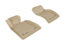Load image into Gallery viewer, 3D MAXpider 2013-2019 Cadillac ATS/ATS-V Kagu 1st Row Floormat - Tan
