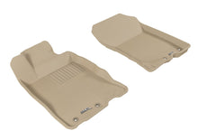 Load image into Gallery viewer, 3D MAXpider 2010-2014 Honda Insight Kagu 1st Row Floormat - Tan
