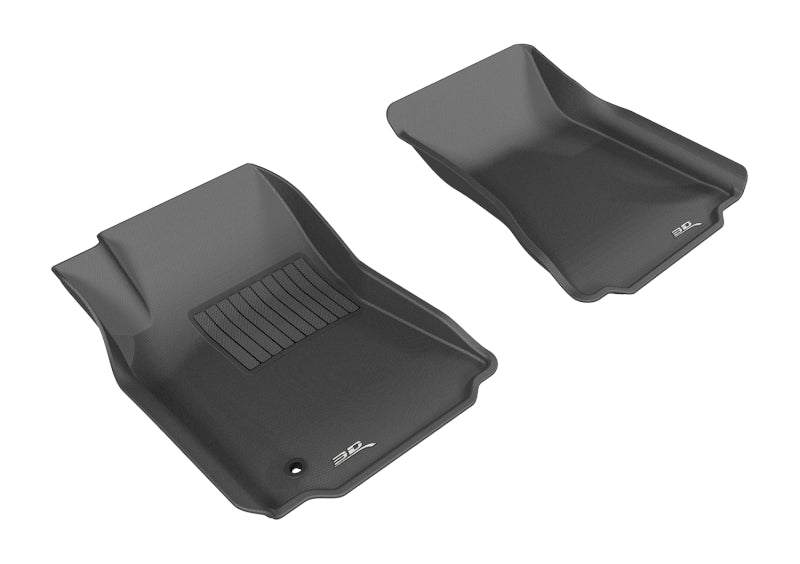 3D MAXpider 2009-2013 Cadillac CTS Kagu 1st Row Floormat - Black