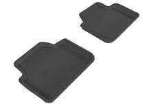 Load image into Gallery viewer, 3D MAXpider 2006-2011 BMW 3 Series/X3 E90/E83 Kagu 2nd Row Floormats - Black
