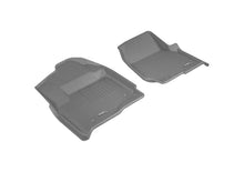 Load image into Gallery viewer, 3D MAXpider 2017-2019 Ford F-250/350/450 Kagu 1st Row Floormat - Gray
